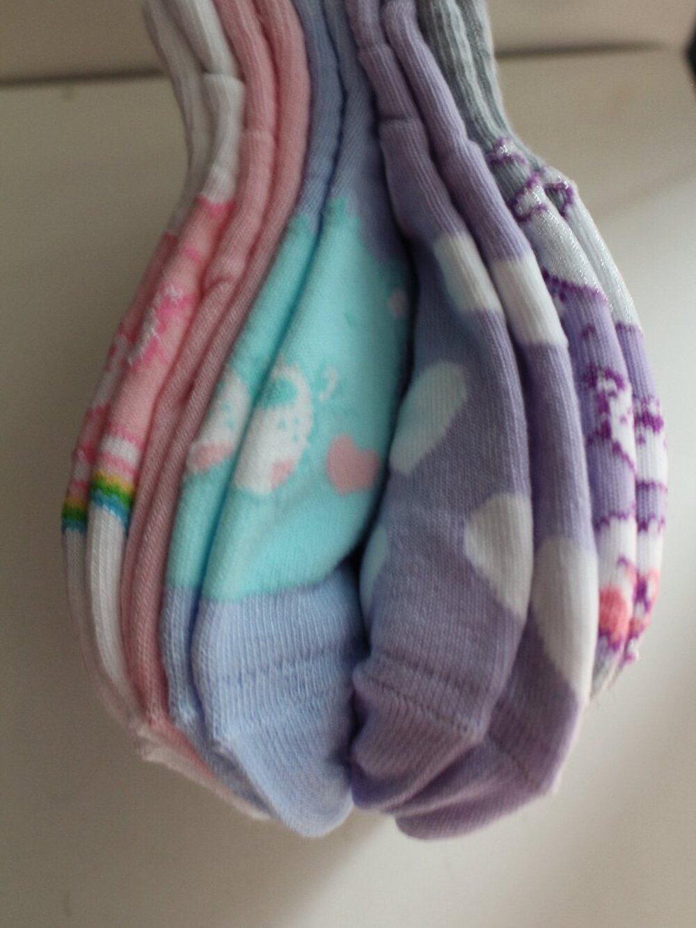 Care Bears Kids Ankle Socks  Size 4T-5T 10 Pack - Picture 3 of 6